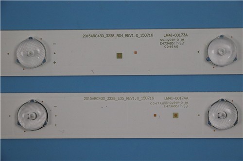 Samsung TV backlight strip 2015ACR430 3228 R/L REV1.0 LM41-00174A LM41-00173A ZLE60600-AB