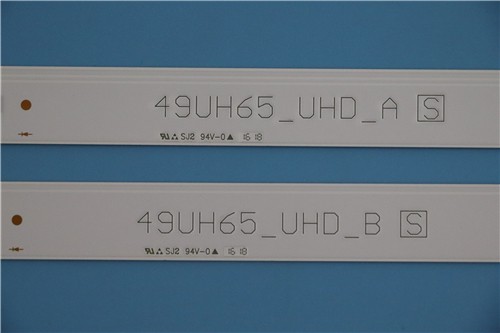 8pcs 4led 3v TV Backlight 49UH65_UHD_A B SSC_49inch_UHD_A B_REV00f or LG 49UW660H-UD 49UH6500 49UH6500-CB 49UH6500-JA 49UH6500-P