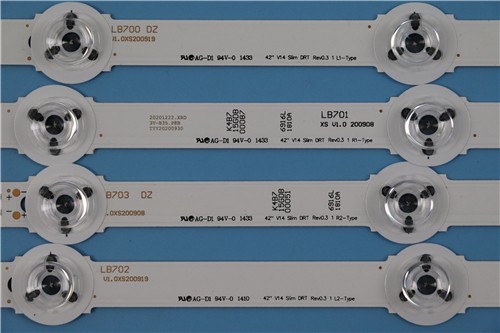 LG TV backlight strip for LG 42LB673V TX-42AS650E 42'' V14 Slim DRT Rev0.3 1 L1-Type 42'' V14 Slim DRT Rev0.3 1 R1-Type 42'' V14 Slim DRT Rev0.3 1 L2-Type 42'' V14 Slim DRT Rev0.3 1 R2-Type 6916L-18 - Image 1
