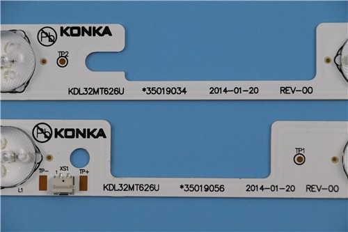 Konka TV backlight strip for Konka 32L2400 / KDL32MT626U    KDL32MT626U *35019056 2014-01-20 REV-00  KDL32MT626U *35019034 2014-01-20 REV-00